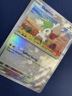 Pokemon TCG: Shaymin 087/131 Pokeball Holo Prismatic Evolutions ERROR SHIFTED - Image 2