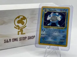 Poliwrath 13/102 Rare Holo - Base Set Unlimited - Pokemon TCG 1999 Wizards WOTC - Image 1