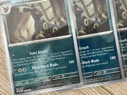 Pokemon Prismatic Evolutions Poke Ball Reverse Holo Umbreon Eevee Espeon & More - Image 3