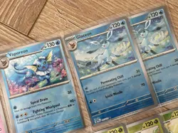 Pokemon Prismatic Evolutions Poke Ball Reverse Holo Umbreon Eevee Espeon & More - Image 5