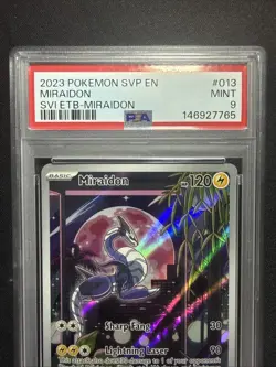 PSA 9 MINT Miraidon #13 Pokemon TCG Svp En-Sv Black Star Promo - Image 3