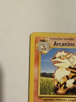Pokemon TCG Arcanine Base Set 23/102 Regular Unlimited Uncommon Non Holo WOTC LP - Image 2
