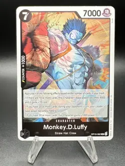 One Piece CCG Monkey.D.Luffy ( OP15-092) Rare Foil - Adventure on Kami's Island - Image 1