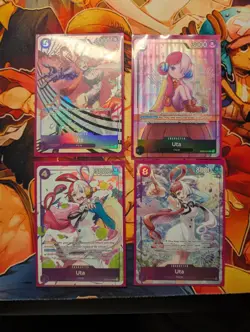 Uta Collection One Piece Card Game Bundle Of 4 Cards - NM Foil - Image 1