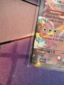 Pokemon TCG Mew EX 151/165 Scarlet Violet Ultra Rare Card English Edition - Image 5
