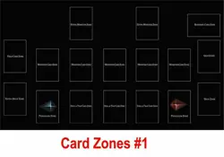 WVICM Playmat Galaxy Eyes Photon Dragon TCG CCG Mat Trading Card Game Mat Zones - Image 5