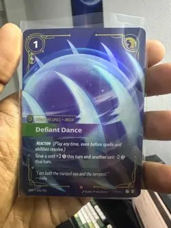 League of Legends Irelia Defiant Dance Signature Spell Foil Kudos Card 196/221 - Image 3