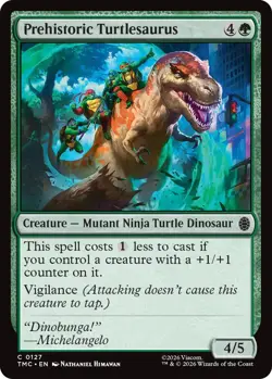 4 x Prehistoric Turtlesaurus - Commander: Teenage Mutant Ninja Turtles - NM-Mint - Image 1