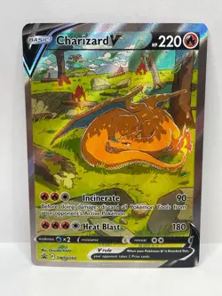 Pokemon TCG Charizard UPC Charizard V Black Star Promo SWSH260 - Image 1