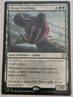Ohran Frostfang Commander: Secrets of Strixhaven Regular - Image 1