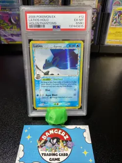 2006 POKEMON EX HOLON PHANTOMS #12 LATIOS-HOLO PSA 6 - Image 1