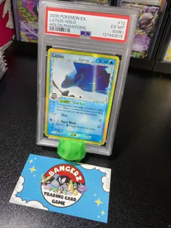 2006 POKEMON EX HOLON PHANTOMS #12 LATIOS-HOLO PSA 6 - Image 2