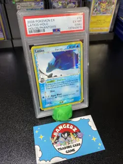 2006 POKEMON EX HOLON PHANTOMS #12 LATIOS-HOLO PSA 6 - Image 3