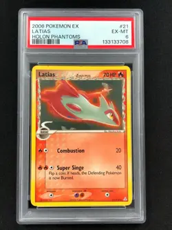 Pokemon 2006 Latias Holo 21/110 Holon PSA 6 - Image 1