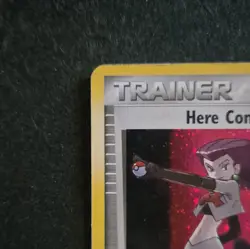 Pokemon Here Comes Team Rocket! 111/109 Secret Rare Trainer LP/NM EX Team Rocket - Image 3