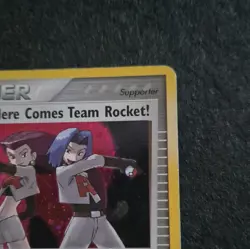 Pokemon Here Comes Team Rocket! 111/109 Secret Rare Trainer LP/NM EX Team Rocket - Image 4