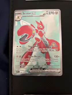 Scizor ex 195/162 Pokemon Temporal Forces Ultra Rare - Image 1