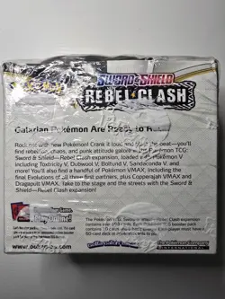 Pokemon 2020 Sword & Shield Rebel Clash Booster Box Factory Sealed! - Image 2