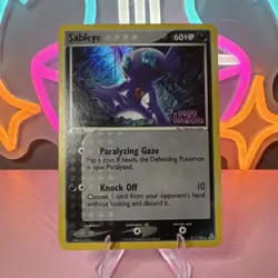 Reverse Holo Sableye 31/110 EX (NM-/LP+) Holon Phantoms Rare Pokemon TCG 2006 - Image 1