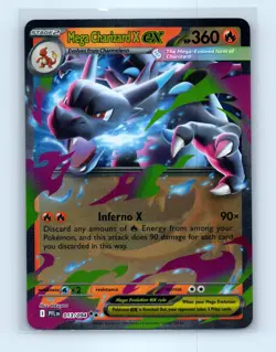 Pokemon tcg ME02: Phantasmal Flames Mega Charizard X ex Near Mint or Better - Image 1