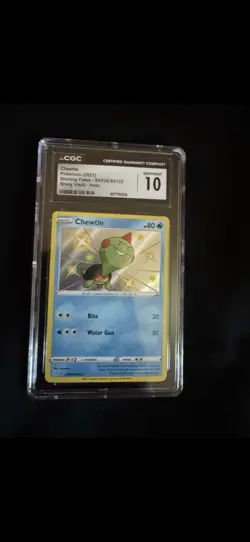 Pokemon Chewtle SV028/SV122 Shining Fates Shiny Vault Holo CGC 10 2021 - Image 1