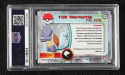 Wartortle Topps Chrome Pokemon TV Animation Edition PSA 8 2000 - Image 2