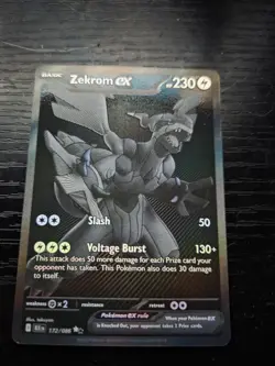 Zekrom Ex 172/086 Black Bolt Pokemon TCG English Mint Condition - Image 4