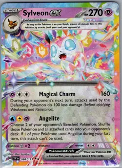Sylveon ex 086/191 SV08: Surging Sparks - Pokemon Card - NM - Image 1