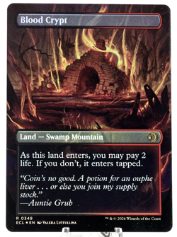 MTG Lorwyn Eclipsed, Blood Crypt (Borderless, FOIL) - NM 0349 - Image 2