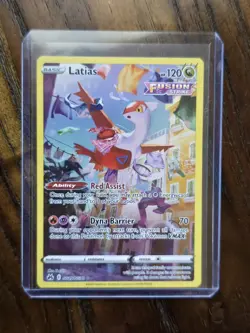 Pokemon TCG Crown Zenith: Galarian Gallery Latias Ultra Rare Card #GG20/GG70 - Image 1