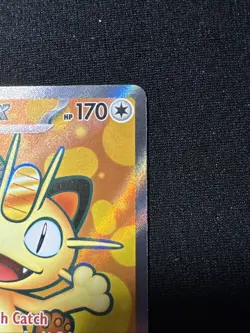 Pokemon TCG Meowth ex Full Art 107/088 Perfect Order - Image 4