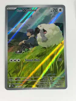 Pokemon TCG Journey Together Alt Art Hop's Wooloo 170/159 Near Mint - Image 1