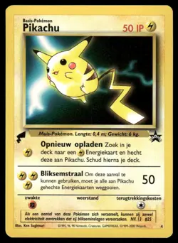 Pokemon Cards Pikachu 4 Wizards Black Star Promo World Collection NM - Image 1