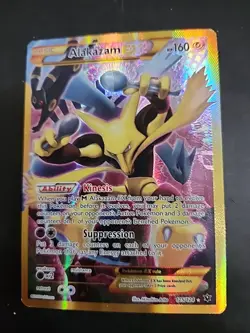 Pokemon 2016 Alakazam EX 125/124 XY Fates Collide Full Art Secret Rare - Image 1