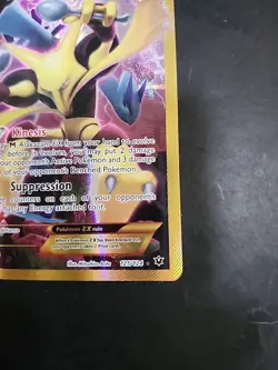 Pokemon 2016 Alakazam EX 125/124 XY Fates Collide Full Art Secret Rare - Image 2