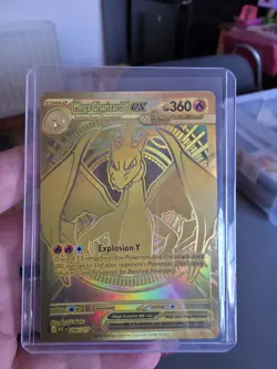 Mega Charizard Y EX 294/217 Gold Hyper Rare Ascended Heroes Pokemon TCG - Fresh! - Image 4