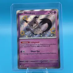 The Pokemon Company Mimikyu 160/091 Paldean Fates Holo Shiny Rare English - Image 1