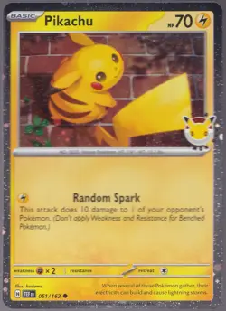 Pikachu (Pokemon Day 2026) 051/162 Cosmo Holo - Image 1