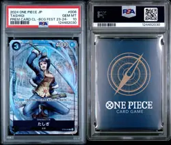 2024 One Piece japanese Tashigi Premium Card Collection BCG Fest 23-24 PSA 10 - Image 3