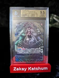 Beckett 9.5 Japanese Marshall D. Teach Silver OP09-093 SP Parallel One Piece - Image 1