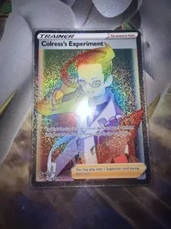 Colress's Experiment 205/196 SWSH Lost Origin Rainbow Rare Pokemon Card - Image 1