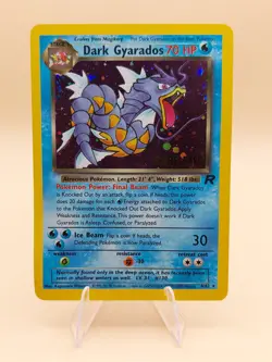 Dark Gyarados (Prerelease) Holo Team Rocket 8/82 Pokemon Card - WOTC 1999 - Image 1