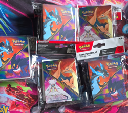 Pokemon Mini Binders Holds 60 Cards Charizard Gengar. BINDERS ONLY! Lot of 5! - Image 2