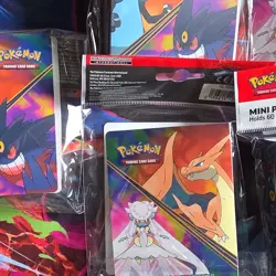 Pokemon Mini Binders Holds 60 Cards Charizard Gengar. BINDERS ONLY! Lot of 5! - Image 3