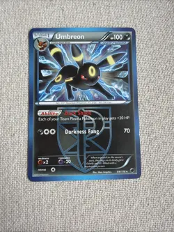 Pokemon Umbreon Plasma Freeze 64/116 Team Plasma 100 HP Darkness Fang Card - Image 1
