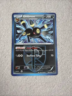 Pokemon Umbreon Plasma Freeze 64/116 Team Plasma 100 HP Darkness Fang Card - Image 3