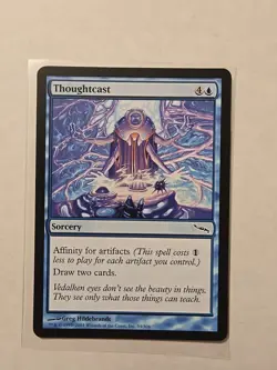 Thoughtcast - Mirrodin - LP - Common - Sorcery - Image 1