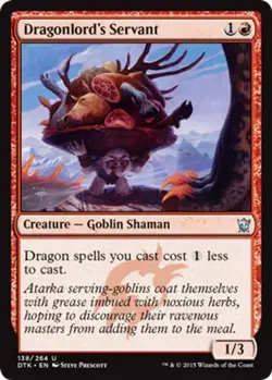 4 Dragonlord’s Servant, Dragons of Tarkir - Image 1