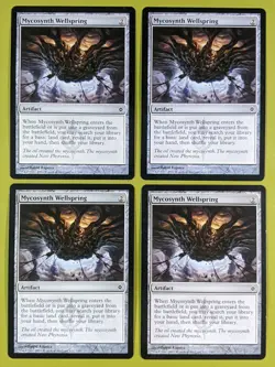 Mycosynth Wellspring x4 New Phyrexia 4x Playset Magic the Gathering MTG - Image 1