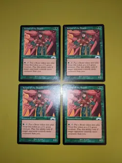 Keeper of the Beasts x4 Exodus 4x Magic the Gathering Playset - Image 1